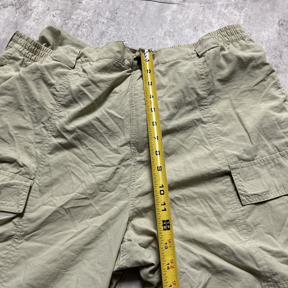 Columbia Pants Mens 32 Beige Convertible Ripstop Cargo Nylon Outdoor Xl 32 Fish - Picture 4 of 10